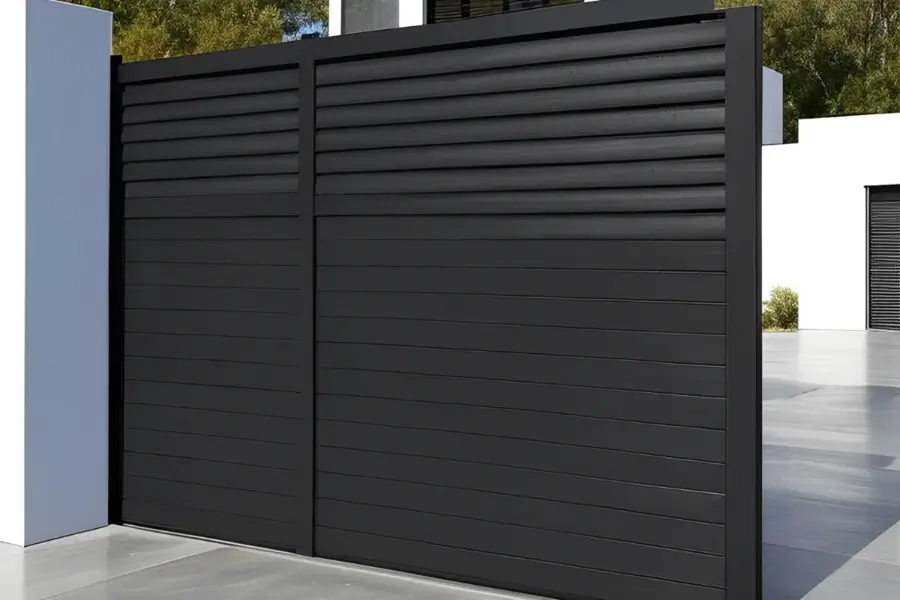 portail-coulissant-noir-modern-aluminium-valence